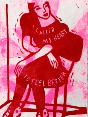 I called my heart to feel better