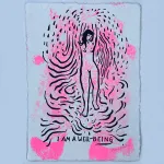 I am a well being in fluorescent pink - image 1