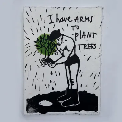 I have arms to plant trees hover
